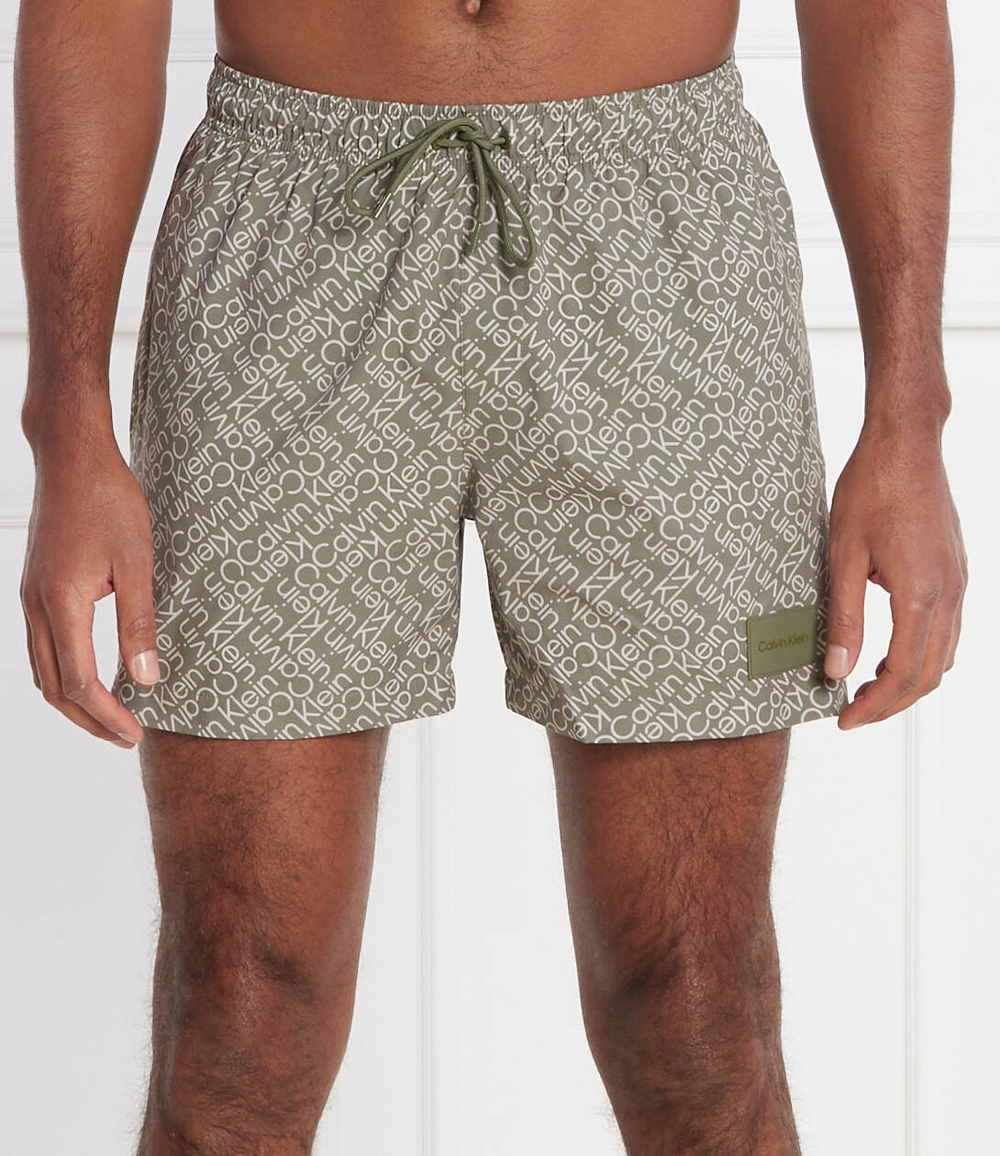 Шорты для плавания Calvin Klein Swimwear - оливковый(KM0KM00944)