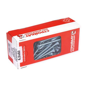 Саморезы универсальные 6,0x 60 (белый цинк 100 шт)