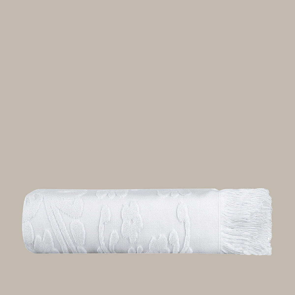 Полотенце 50х90 Arya home Isabel Soft белое