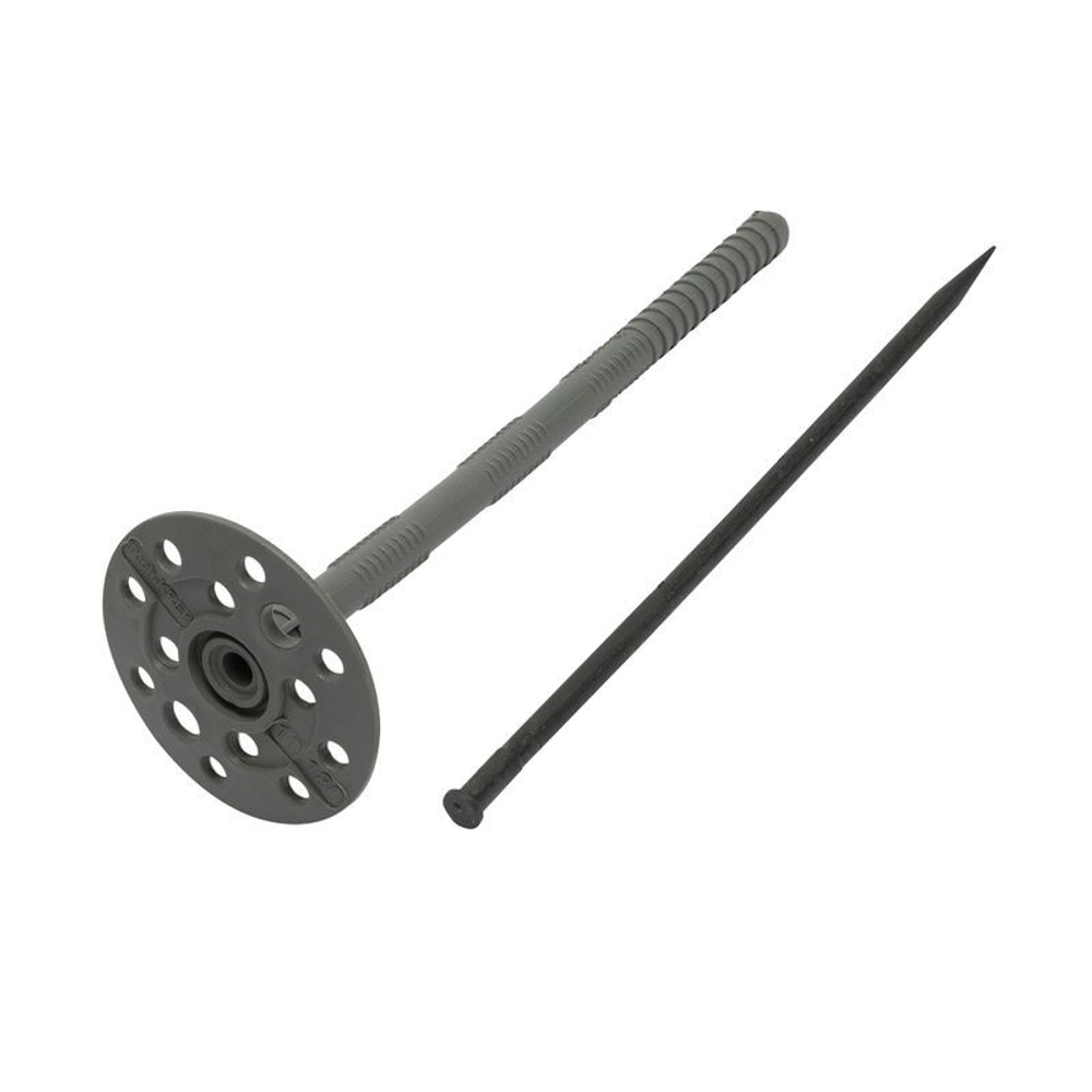 Дюбель для теплоизоляции 10х180 мм IZO с пластиковым гвоздем Tech-Krep