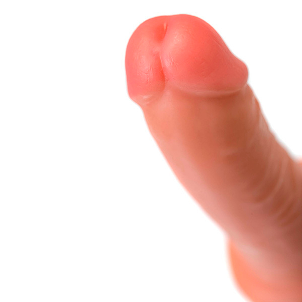 Телесный фаллоимитатор 18см на присоске ToyFa RealStick Caliber 983010