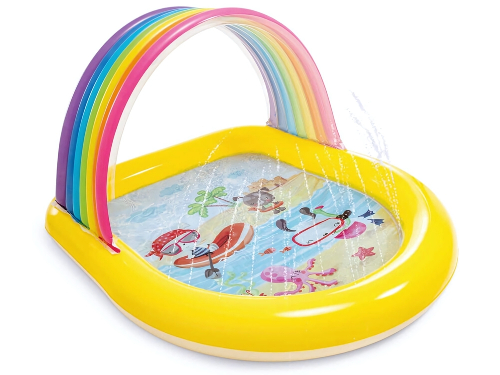Игровой центр ПВХ Радужная арка 147*13*86см (от 2-х лет) INTEX 57156
