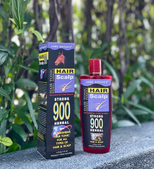 Питательный тоник для всех типов волос Лошадиная сила Nourishing Hair Tonic For All Types of Hair and Scalp Strong 900 Herbal Jame Brook’s