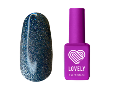 LOVELY Гель-лак Illumination IL02 (кошачий глаз, светоотражающий), 7 ml