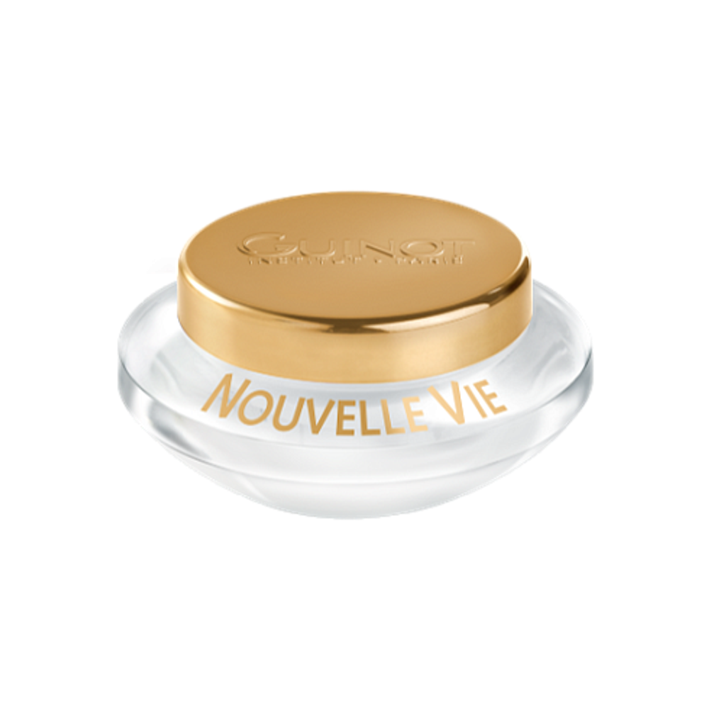 Nouvelle Vie Интеллектуальный высокоэффективный омолаживающий крем с изысканной, нежной текстурой и тонким ароматом, который предназначен для ухода за кожей любого типа с первыми признаками возрастных изменений.