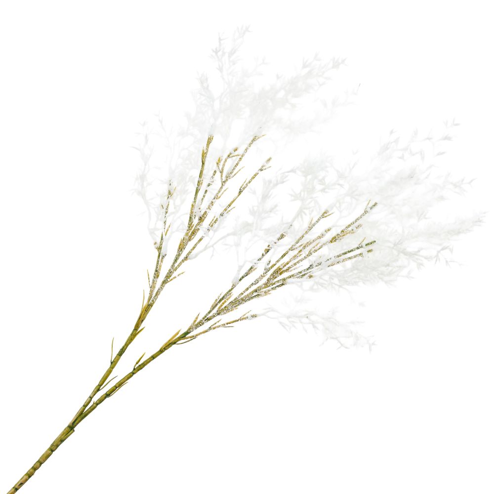 Цветок искусственный "Шероховатка раскидистая" H71см (Белый)