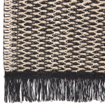 Салфетка на стол 30*45см «Бохо» плетеная, черная