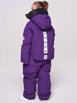 Комбинезон детский пуховый BASK kids YETI фиолетовый