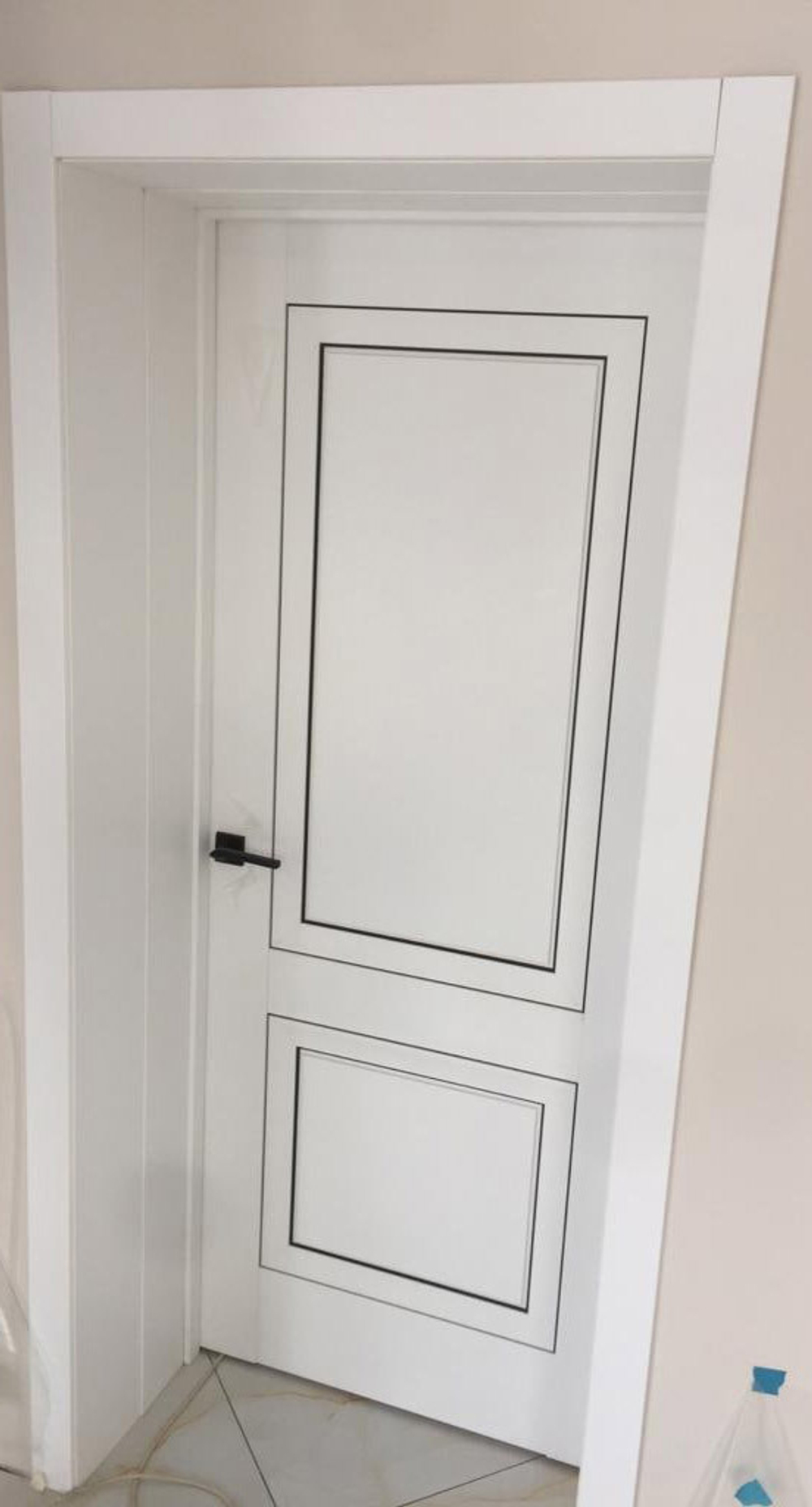 Дверь межкомнатная  Бета   белая   ПГ В2В