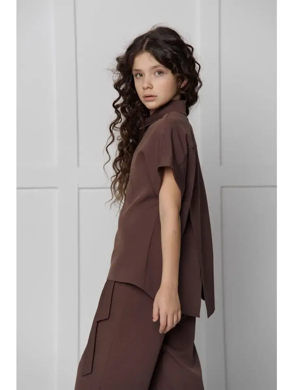 Костюм с брюками палаццо