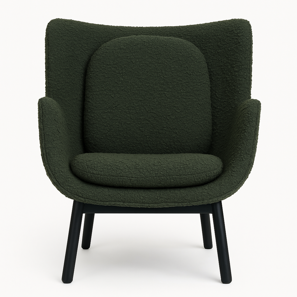 Дизайнерское кресло CUDDLE green