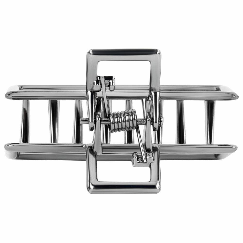 Краб для волос 4 см, серебристый, MONTE VITA, 457018