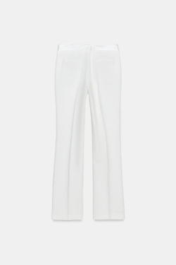 ZARA БРЮКИ К СМОКИНГУ, ЖЕЛТОВАТО-БЕЛЫЙ