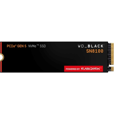 Твердотельный накопитель SSD 2Tb Western Digital Black SN8100 M2.2280 PCIe 5.0, 14900MBs/14000MBs, TBW 2400