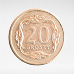 Poland, 20 Groszy, 2008, VF