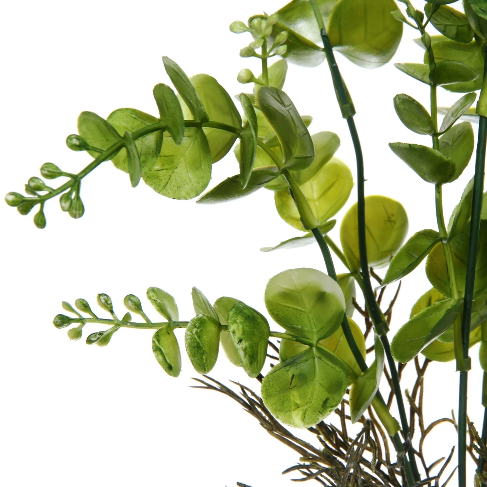 Искусственные цветы «Волшебство трав» 35см Эвкалипт темно-зеленый