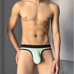 Мужские трусы брифы зеленые Romeo Rossi RR2081-19