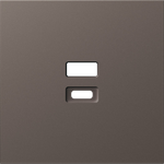 Накладка для розеток USB, мокко, серия S08