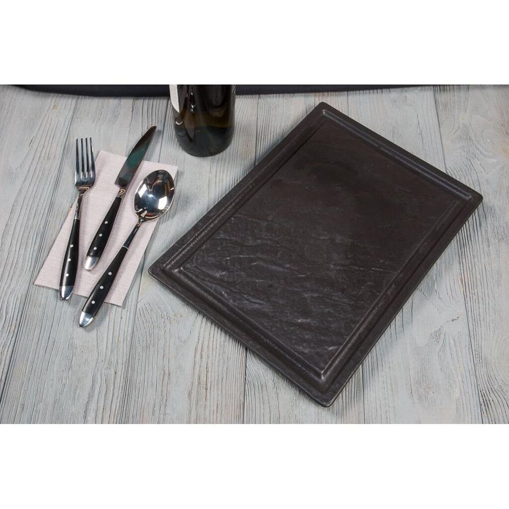 Блюдо прямоугольное 33*24 см h1,7 см для стейка   P.L. Proff Cuisine [1]