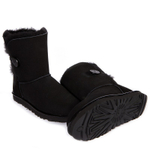 Угги Bailey Button Short II Metallic Black