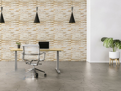 Самоклеящаяся мягкая панель ПВХ Сланец песчаный 770х700х3 мм