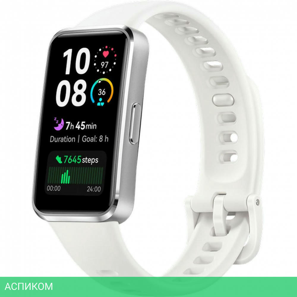 Фитнес-браслет Huawei Band 10 White Fluoroelastomer Strap NOR-B29 (55020ELD)