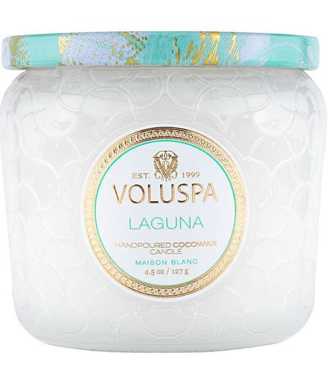 Лагуна, свеча в маленькой стеклянной банке, Voluspa