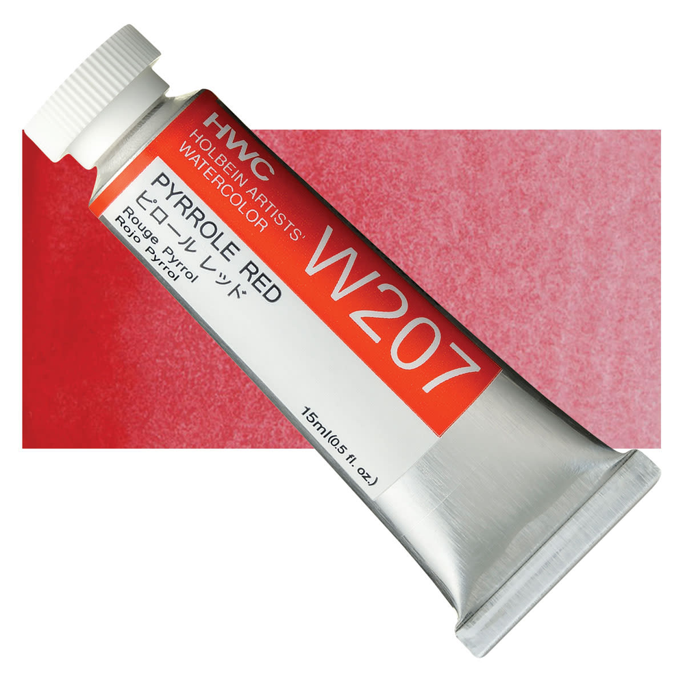 Акварель Holbein 15 мл. 207 [A] Pyrrole Red