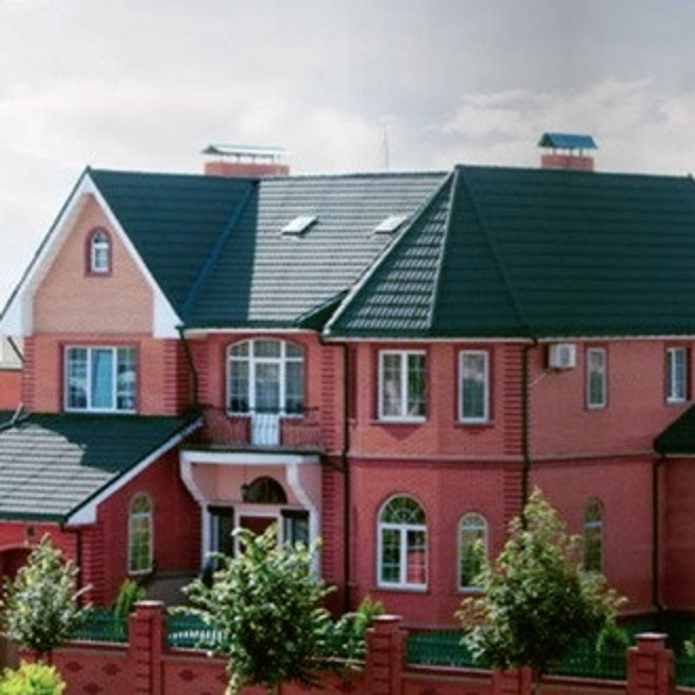 Черепица композитная Metrotile Gallo темно-зеленая