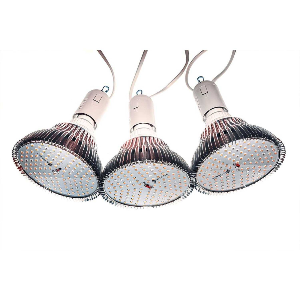 Комплект светодиодных фитоламп Е27 75Вт, 3х25Вт