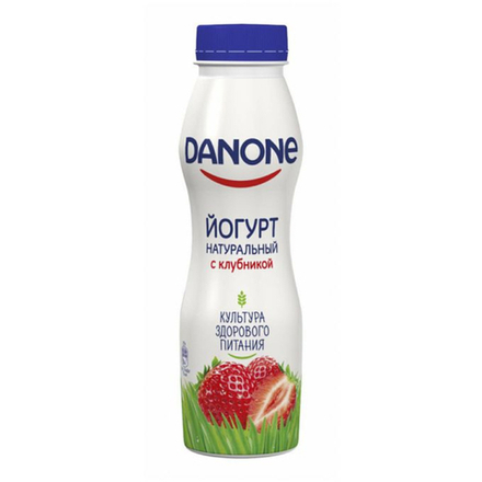 Йогурт Danone питьевой клубника 670 гр