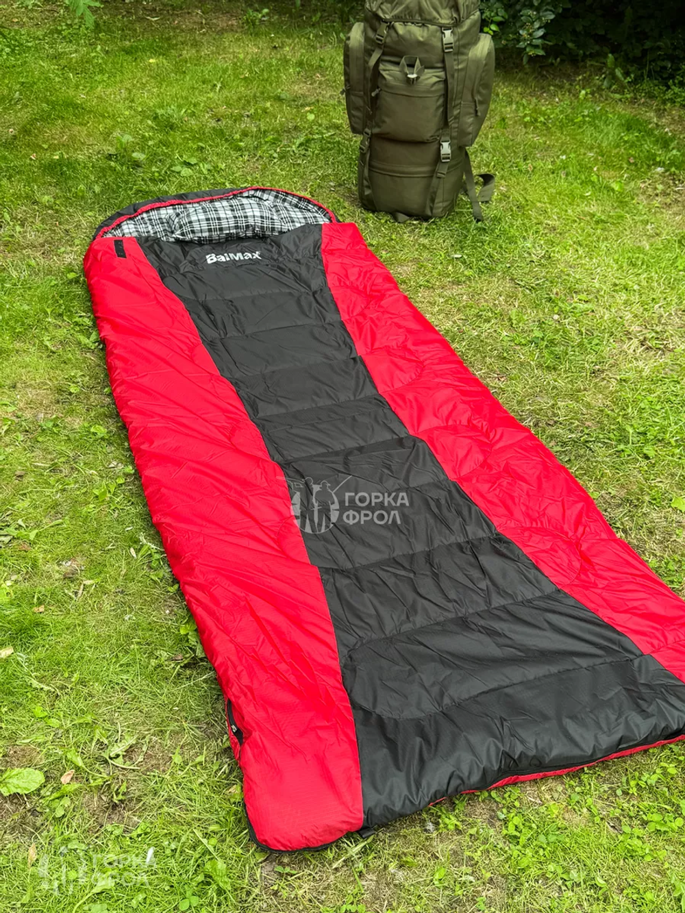 Спальный мешок Balmax elit - 7 градусов Красный/Черный