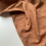 Фланель Ромбы на коричневом