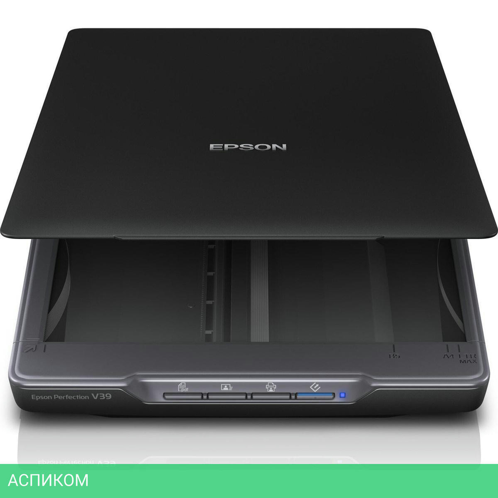 Сканер Epson Perfection V39II черный (B11B268401)