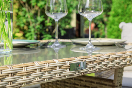 Обеденный комплект ROYAL FAMILY ZOYA бежевый