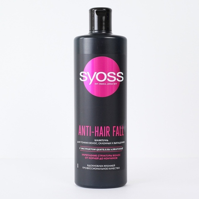 SYOSS Шампунь Anti-Hair Fall д/тонких волос 450 мл.
