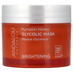 Andalou Naturals, гликолевая осветляющая маска, тыква и мед, 50 г (1,7 унции)