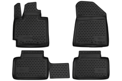 Коврики в салон для KIA Soul (II, II рестайлинг) 2014-2019, 4 шт. (Повышенная устойчивость, повышенная износостойкость) FORMAT.25.49.210