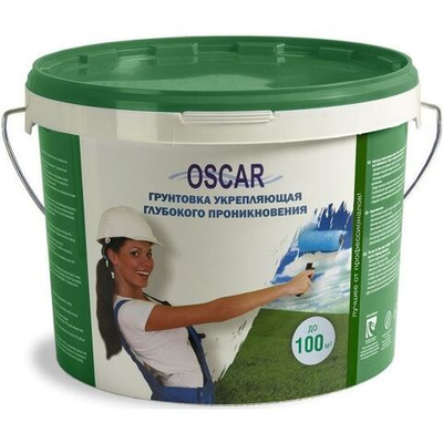 Грунтовка глубокого проникновения для наружных и внутренних работ Oscar, 10 кг