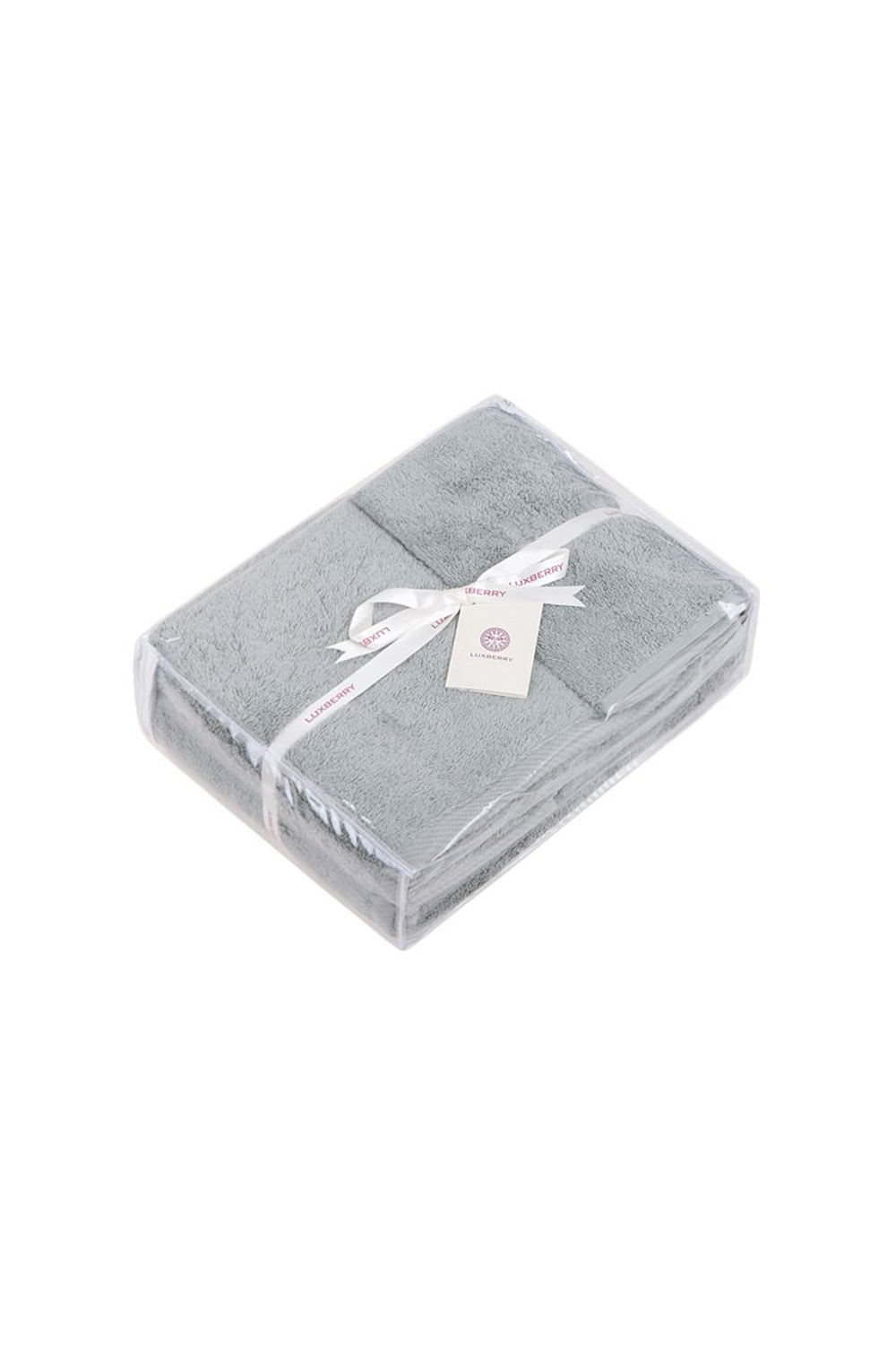 Набор полотенец 3 шт Luxberry Teddy голубая ель