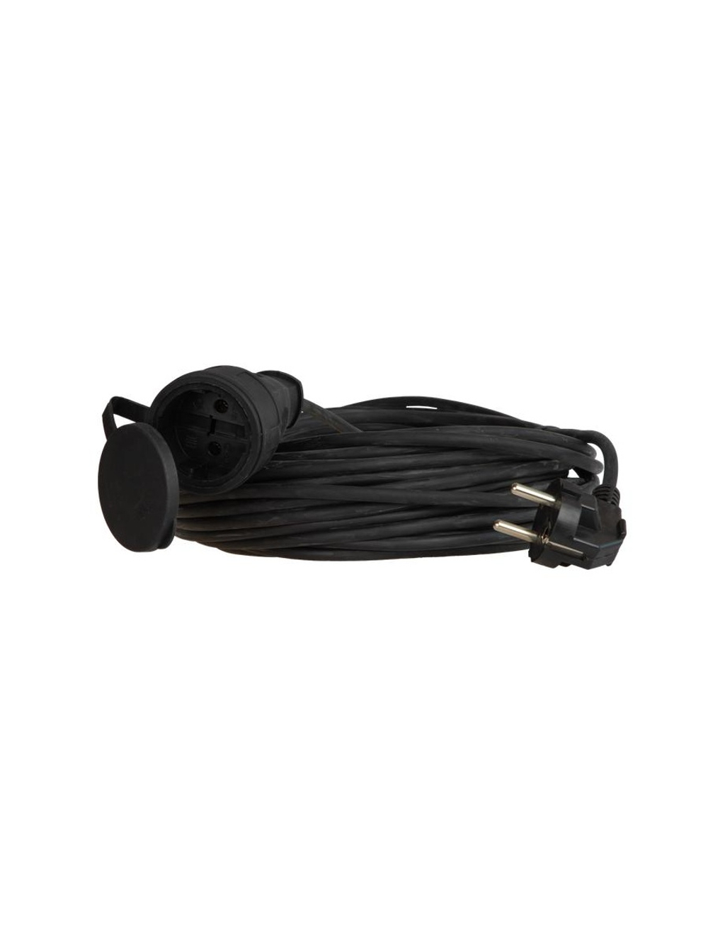 Удлинитель-шнур 1х30м 10А IP44 3500Вт 220-350В КГ 2х1.0мм каучук КОСМОС YSHKsm30m-1g(10A)KG