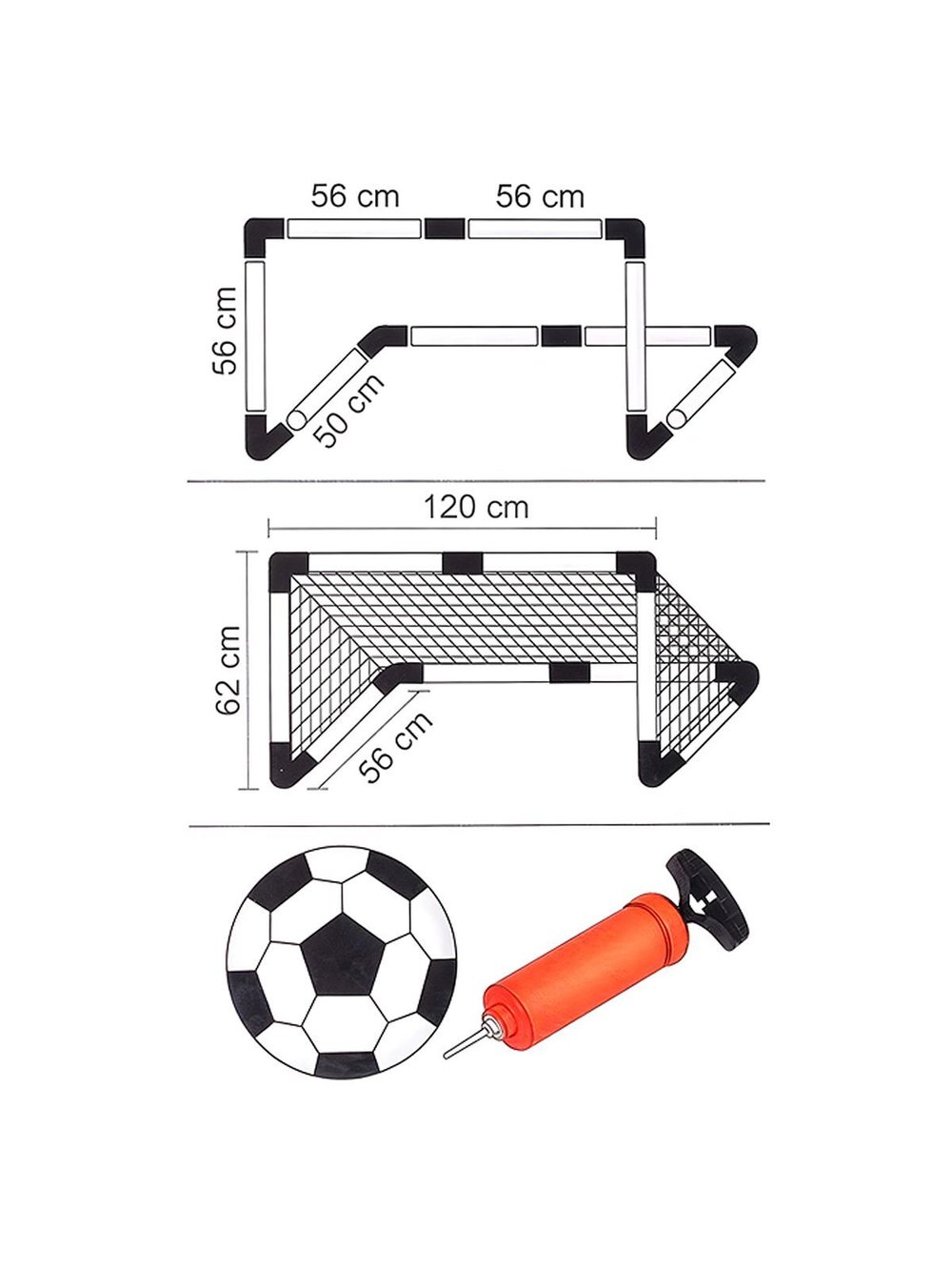 Игра спортивная Ворота футбольные  (888-23)