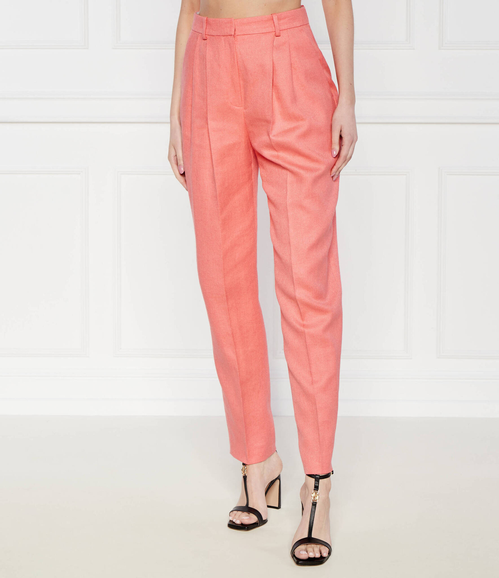 Льняное брюки Tefike BOSS BLACK - лососевый(50512869)