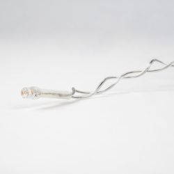 ULD-B12006-195-TTK BLUE IP44 Бахрома светодиодная с эффектом мерцания. 12м. Соединяемая. 195 светодиодов. Синий свет. Провод прозрачный. ТМ Uniel