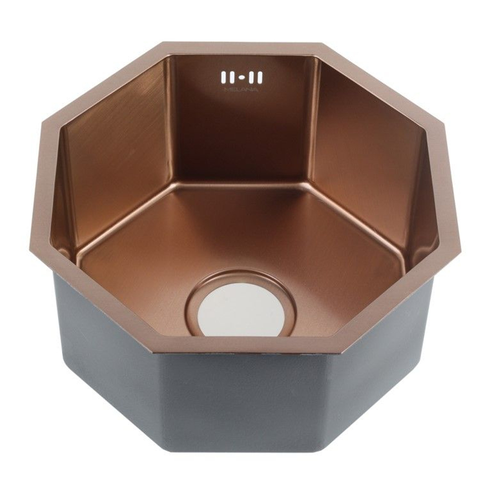 Мойка кухонная Octavia MELANA Profline 1,2/200 бронза врезная фигурная D400BR