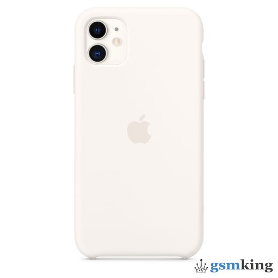 Apple Silicone Case iPhone 11 White (Белый)