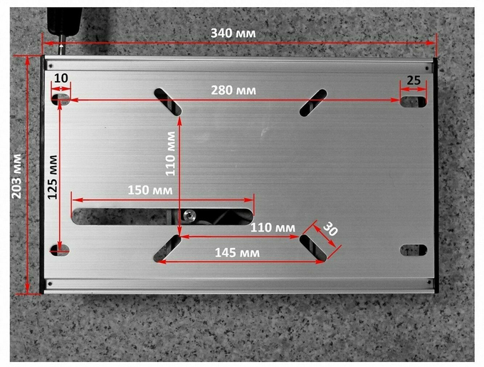 Стойка под сиденье 330 мм, диаметр 73 мм, основание 230 мм