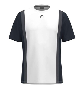Футболка для мальчика теннисная Head Boys Club 25 Tech - navy/wh