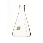 Колба коническая, 1000 мл, узкое горло