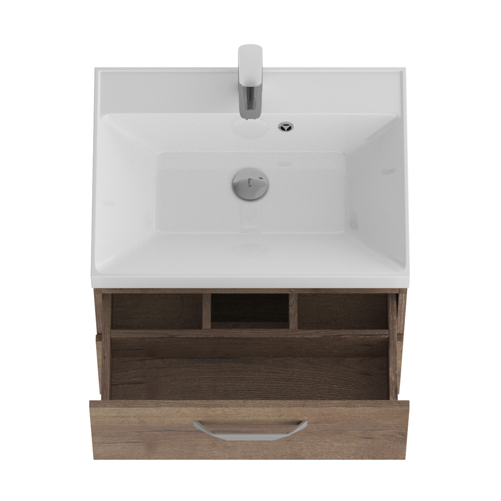 Тумба с раковиной BelBagno AURORA-600-2C-SO-RT